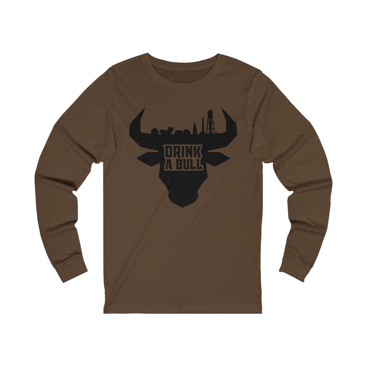 DAB - Durham Skyline - Unisex Jersey Long Sleeve Tee