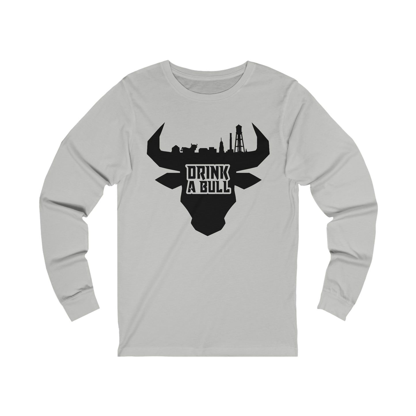 DAB - Durham Skyline - Unisex Jersey Long Sleeve Tee