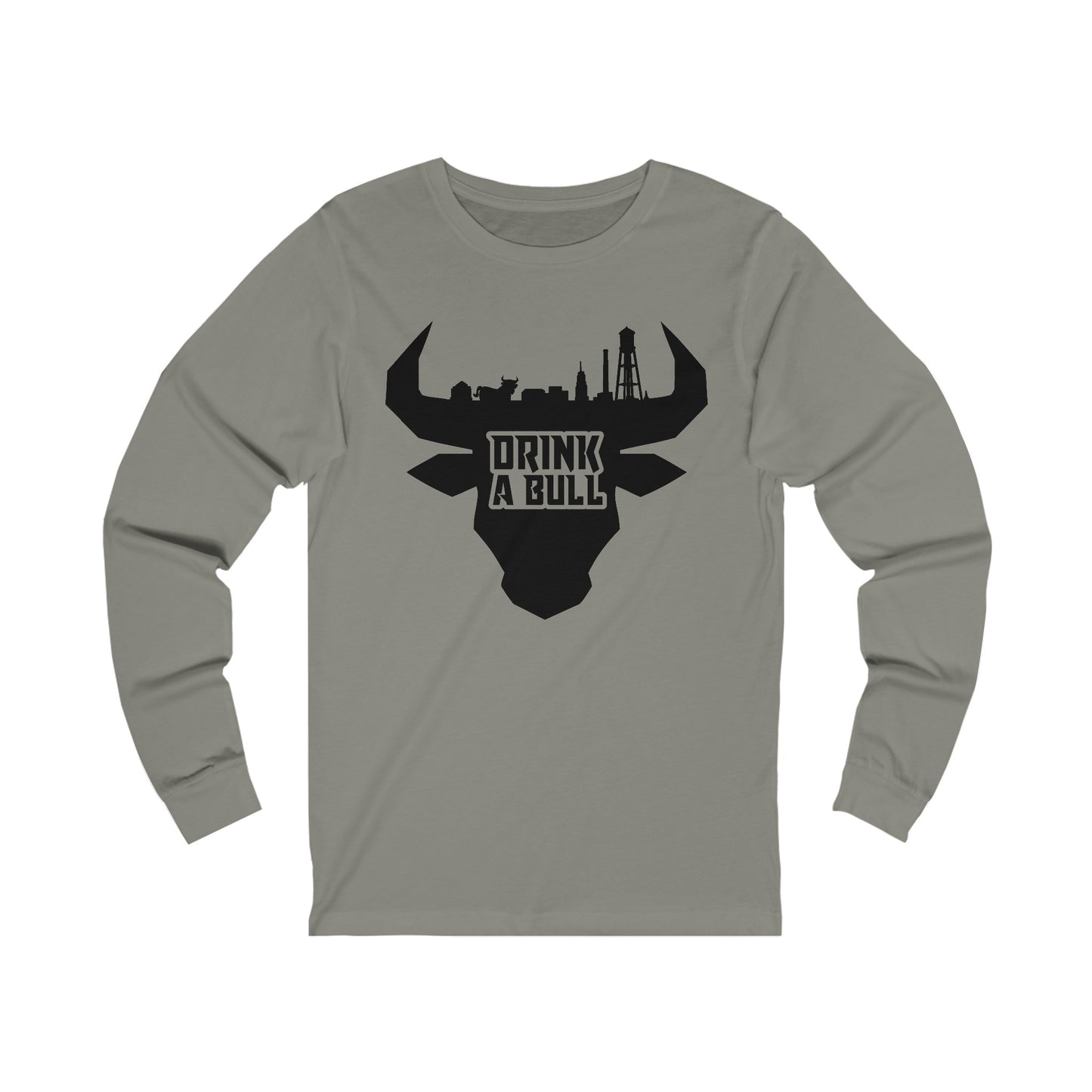 DAB - Durham Skyline - Unisex Jersey Long Sleeve Tee