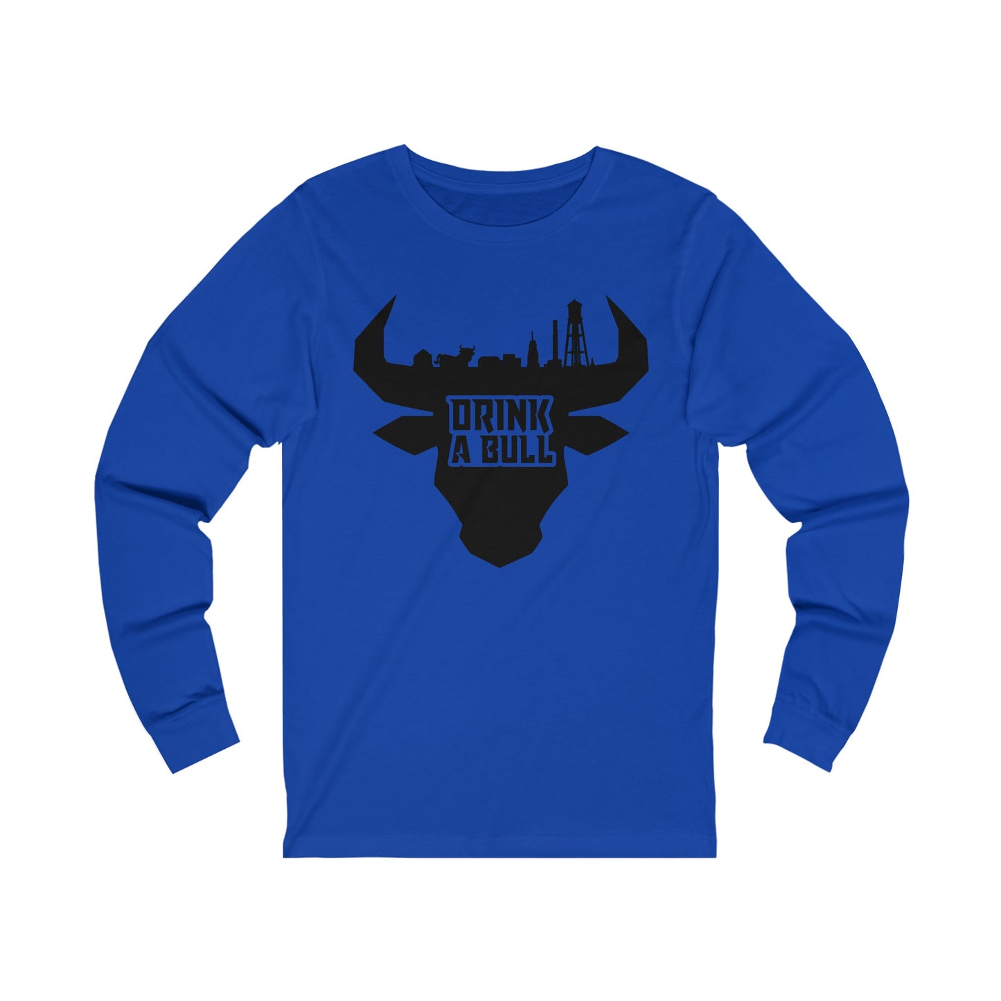 DAB - Durham Skyline - Unisex Jersey Long Sleeve Tee