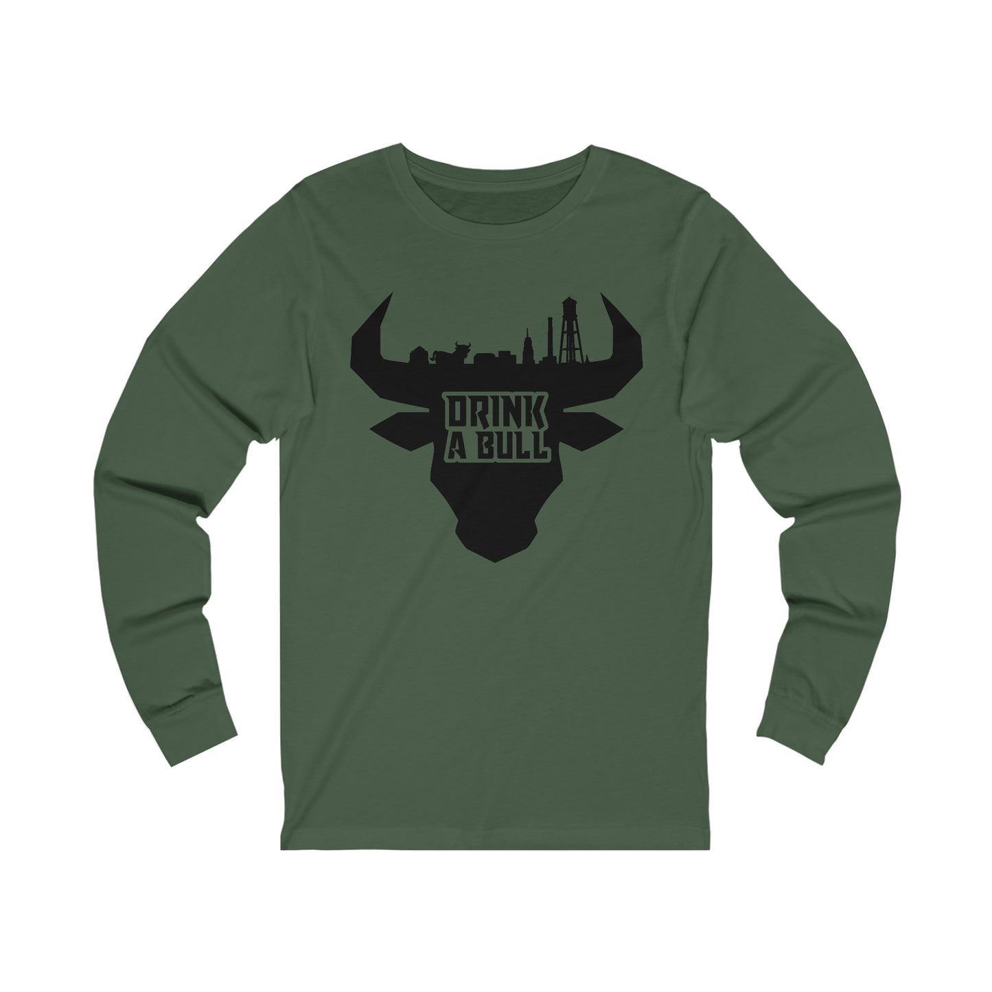 DAB - Durham Skyline - Unisex Jersey Long Sleeve Tee