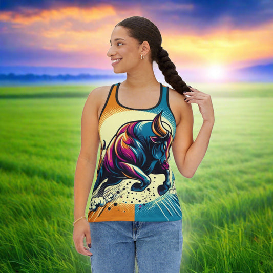 DAB - Charge into the Day - Women's Tank Top (AOP)