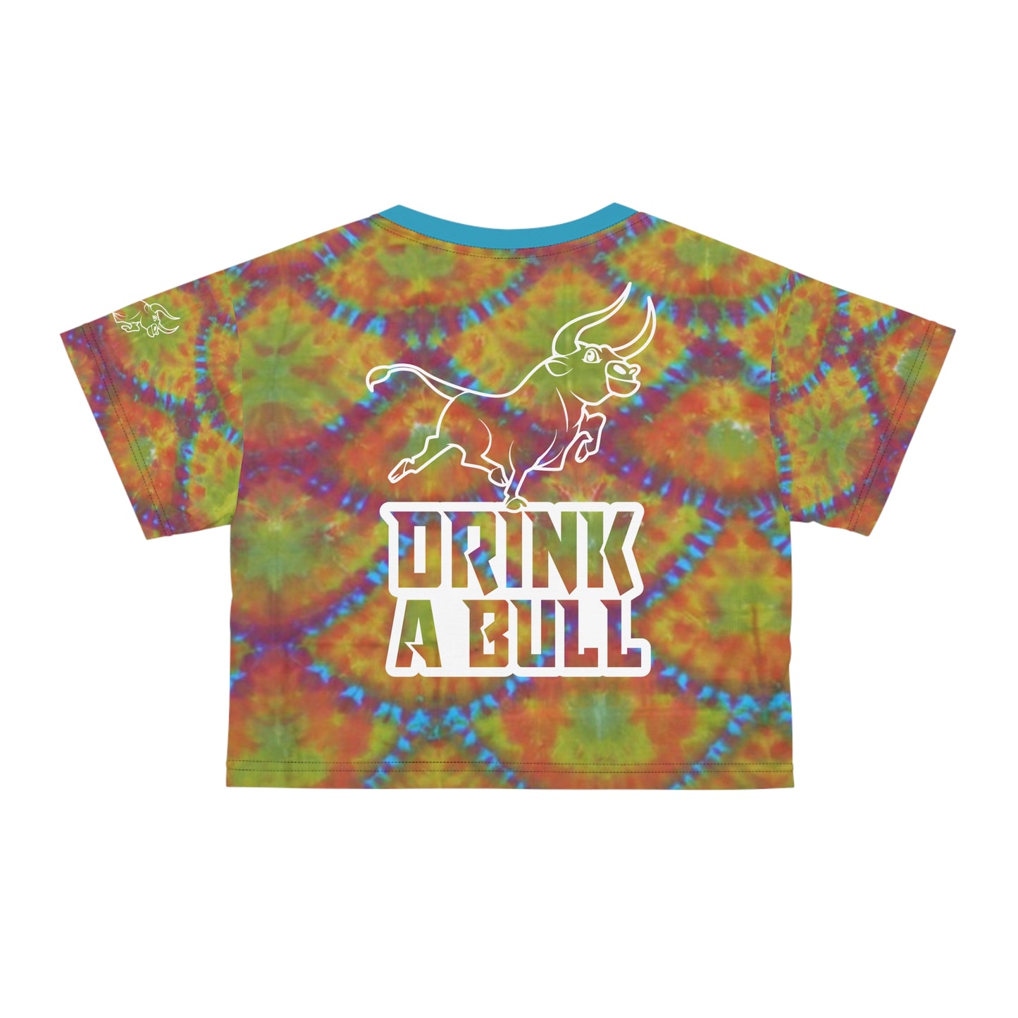 DAB Peacock Summer - Crop Tee (AOP)