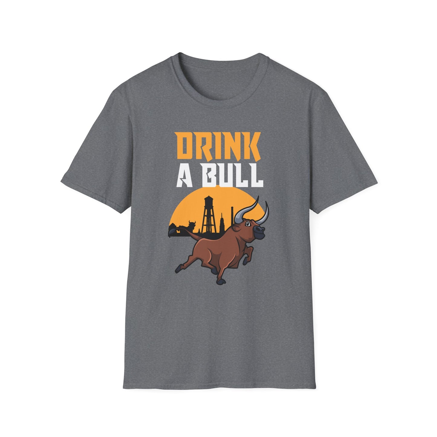 Drink a Bull Durham Skyline - Fun Casual Apparel for Wine Lovers