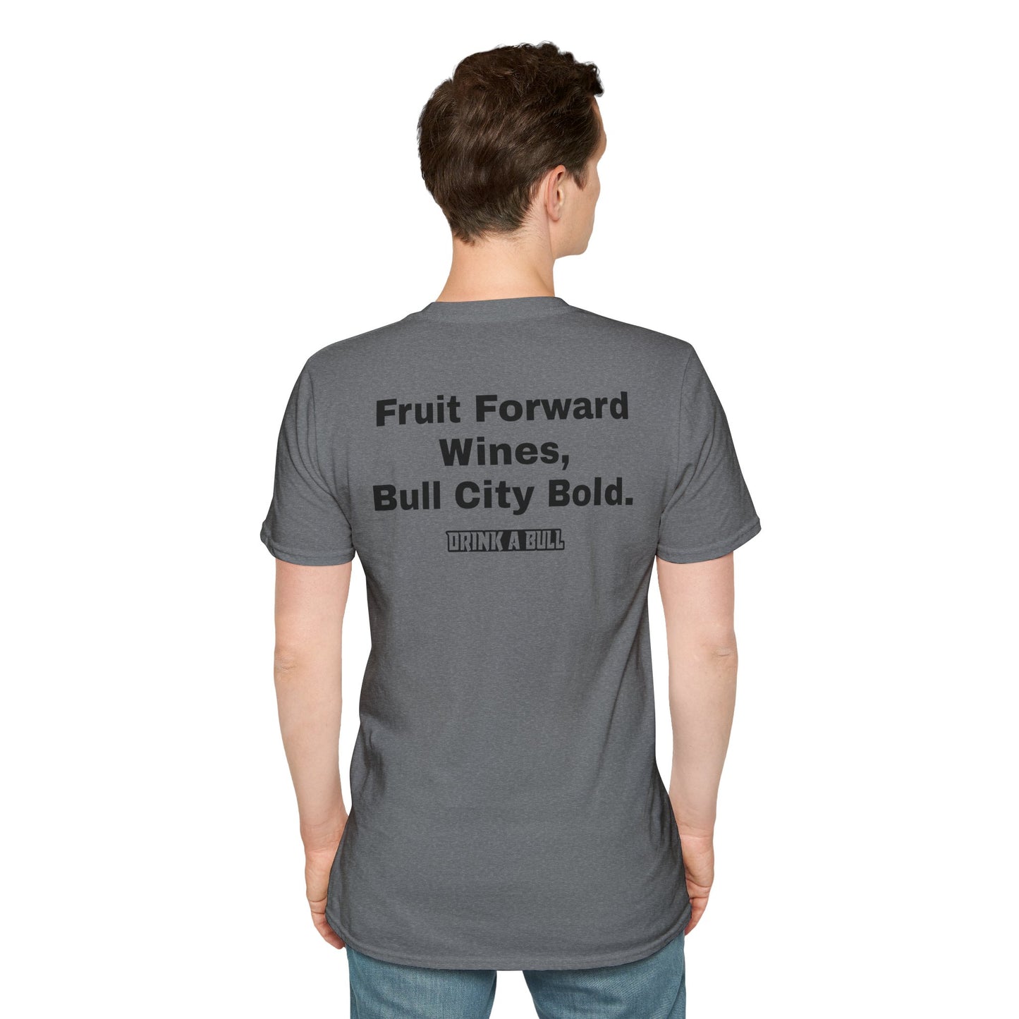 Drink a Bull Durham Skyline - Fun Casual Apparel for Wine Lovers