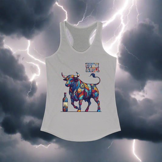 DAB - Rainbull - Women's Ideal Racerback Tank