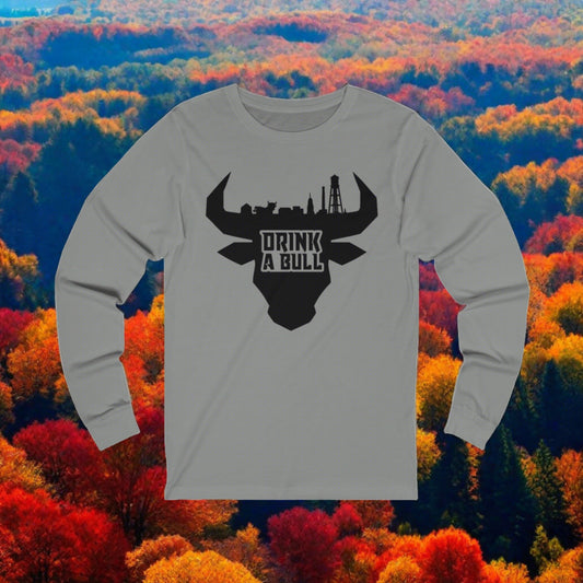 DAB - Durham Skyline - Unisex Jersey Long Sleeve Tee