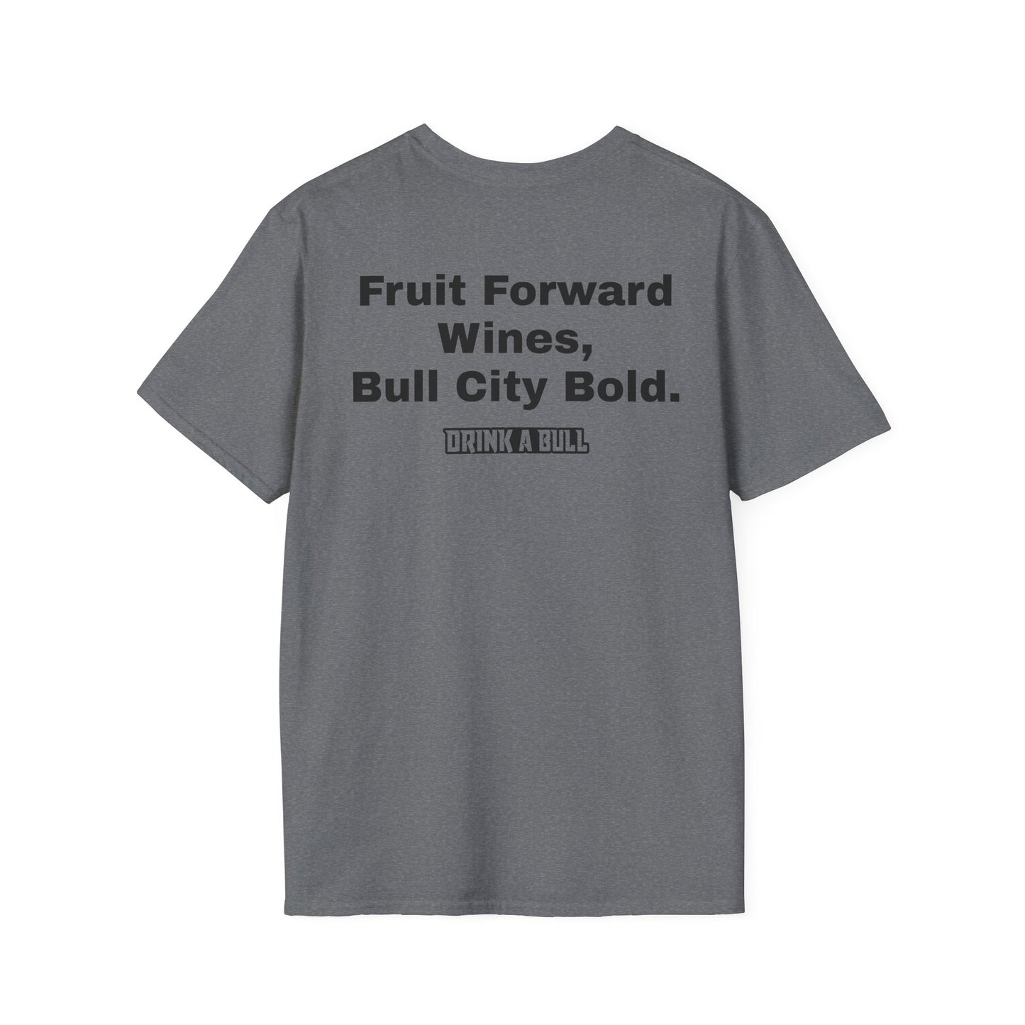 Drink a Bull Durham Skyline - Fun Casual Apparel for Wine Lovers